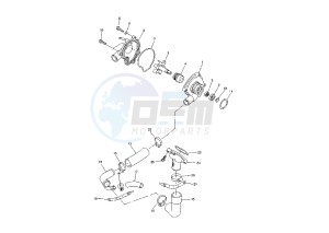 FZ6 FAZER 600 drawing WATER PUMP