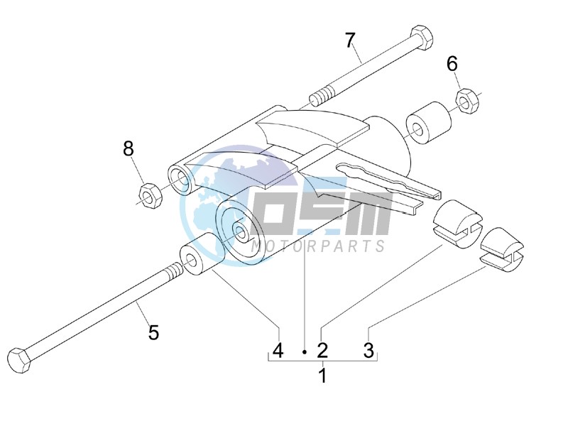 Swinging arm