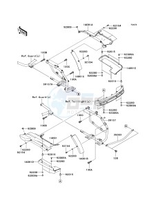 VN 1700 B [VULCAN 1700 VOYAGER ABS] (9FA) B9FA drawing SADDLEBAGS-- SIDE BAG BRACKET- -