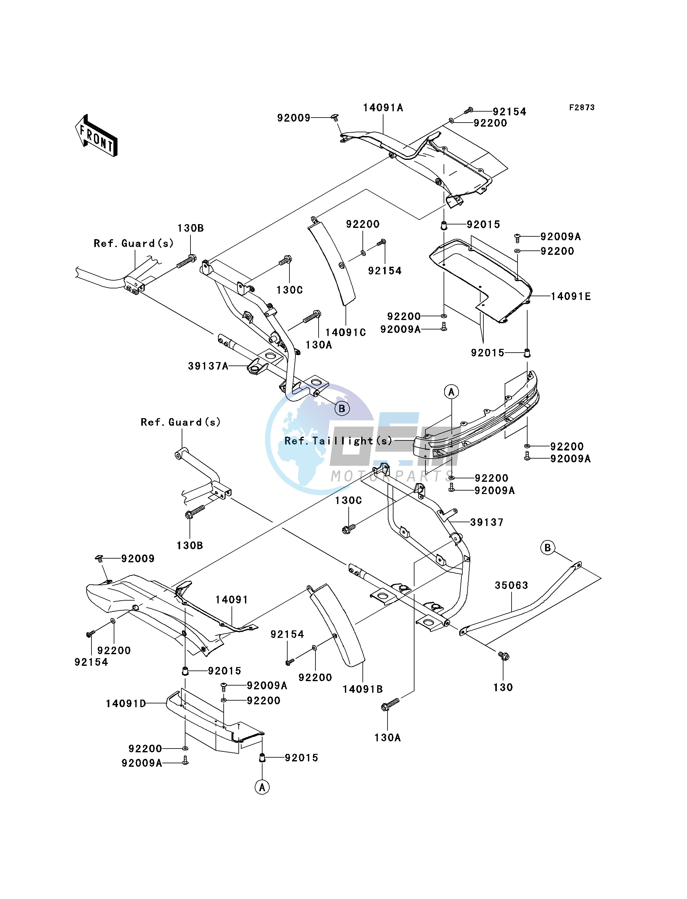 SADDLEBAGS-- SIDE BAG BRACKET- -