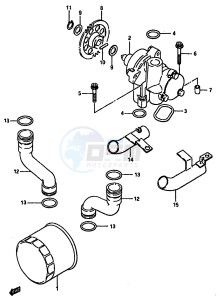 GSX-R750 (F-G-H) drawing OIL PUMP