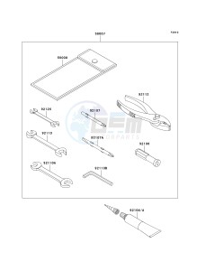 VN 1700 C [VULVAN 1700 NOMAD] (9FA) C9FA drawing OWNERS TOOLS