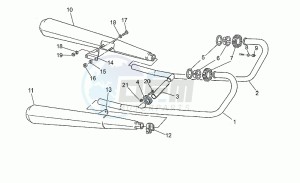 65 GT 650 drawing Exhaust unit