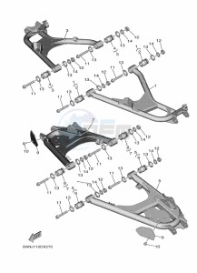 YXF850ES YX85FPSN (BARH) drawing REAR ARM