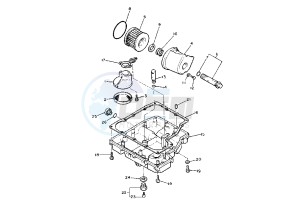 XJR 1200 drawing OIL CLEANER