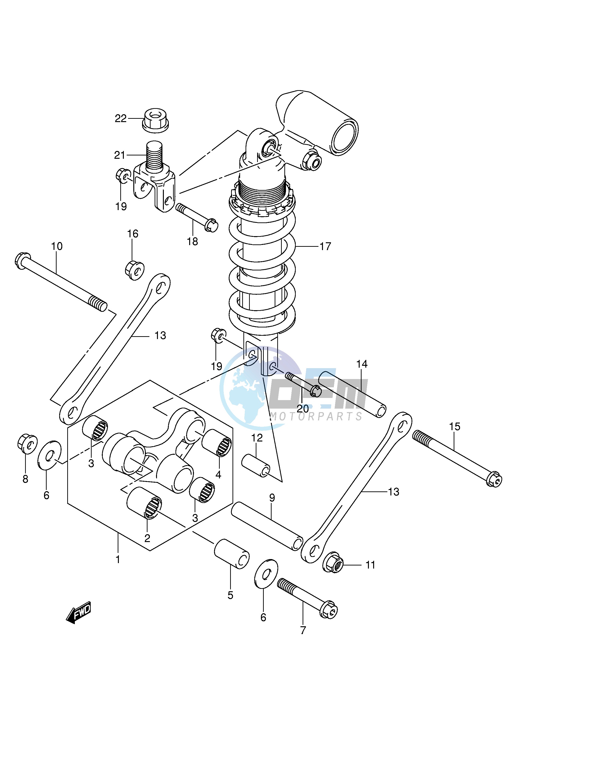 REAR CUSHION LEVER