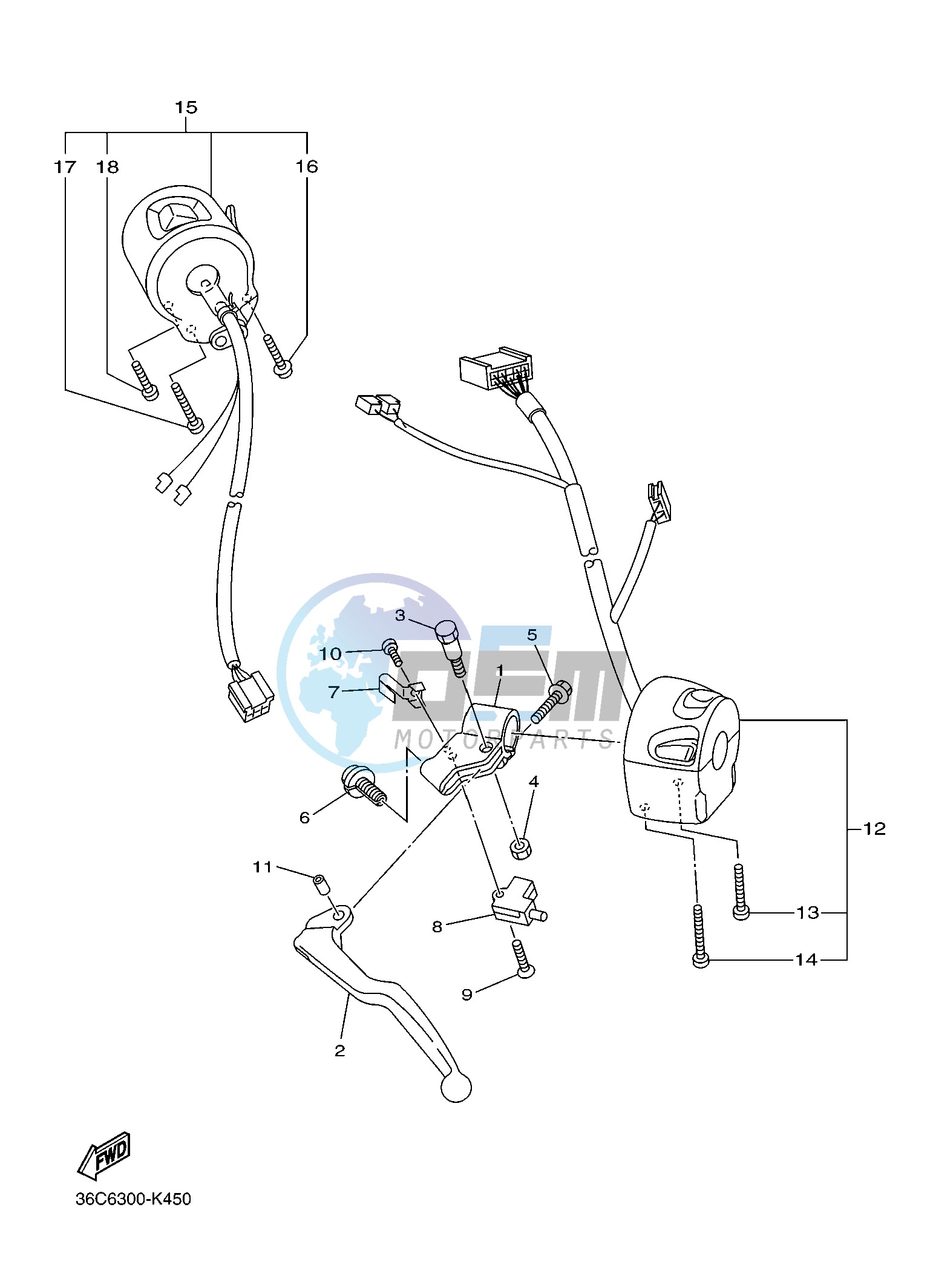 HANDLE SWITCH & LEVER