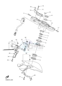 YZF-R1B 1000 (1KBH) drawing STEERING