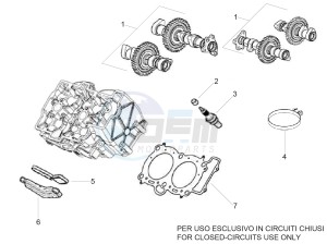 RSV4 APRC 1000 drawing Cylinder head group