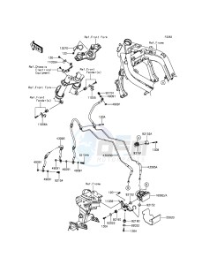 ER-6F_ABS EX650FFF XX (EU ME A(FRICA) drawing Brake Piping