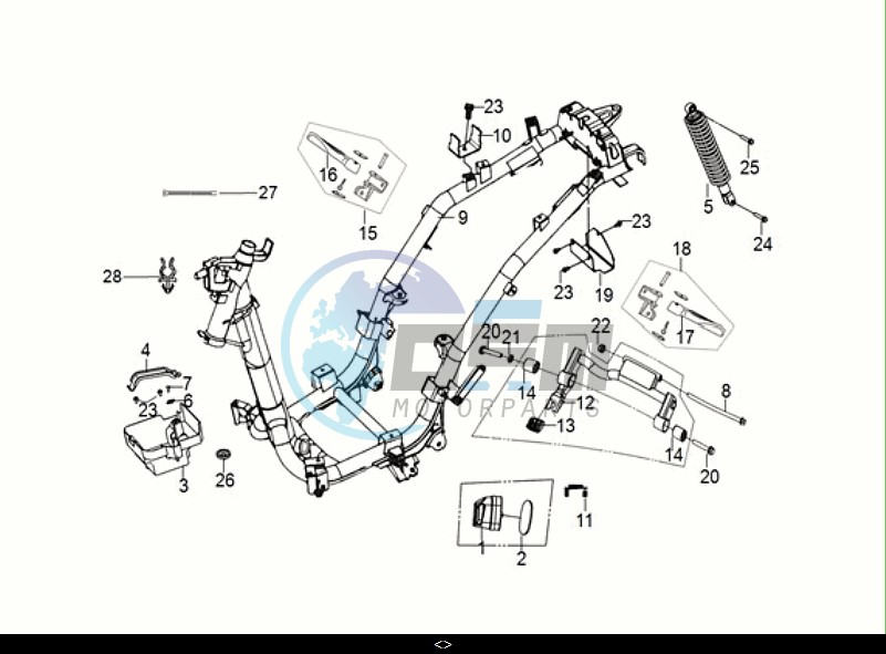 FRAME BODY - ENGINE MOUNT