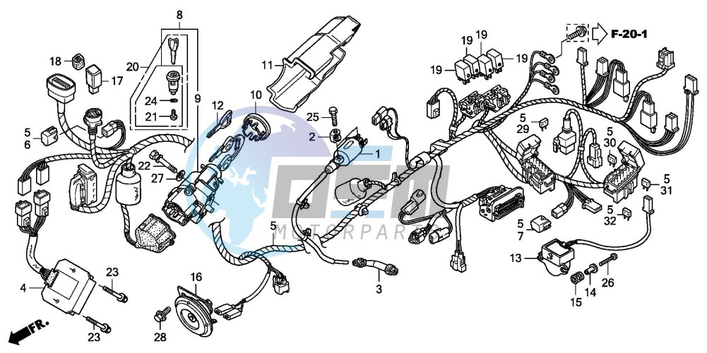 WIRE HARNESS (FES1257/A7)(FES1507/A7)