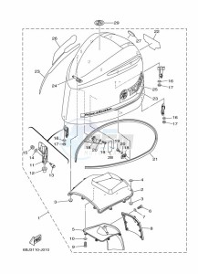 FL350AET1X drawing FAIRING-UPPER