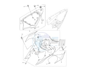 YZF R6 50TH 600 drawing SIDE COVER