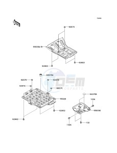 KVF 650 D ([BRUTE FORCE 650 4X4] (D6F-D9F) D7F drawing OPTIONAL PARTS-- GUARD- -