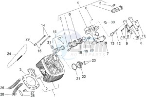 Stelvio 1200 1200 drawing LH cylinder timing system