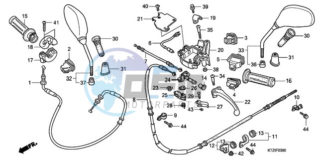 HANDLE LEVER/SWITCH/CABLE