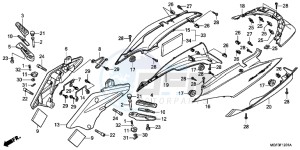 FJS600AB SilverWing ED drawing BODY COVER (FJS600A9 2KO/ FJS600AB/ DB)