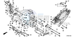 CB1000RF CB1000R 2ED drawing FRAME BODY