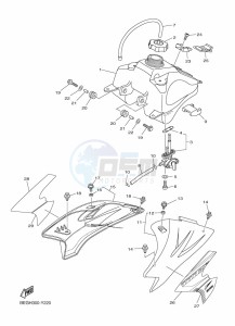 TT-R50E (BEGH) drawing FUEL TANK