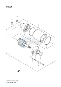 GSF-1250S ABS BANDIT EU drawing STARTING MOTOR