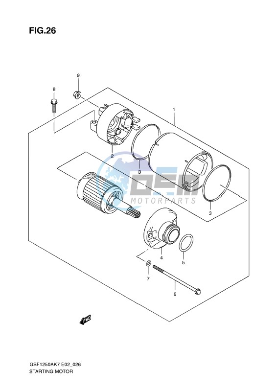 STARTING MOTOR