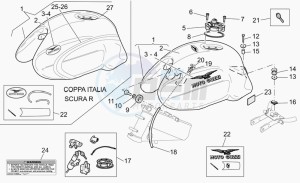 V 11 1100 Cafè-Ballabio Cafè-Ballabio drawing Fuel tank