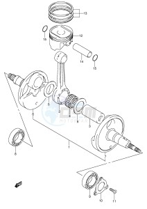 LT-A500F (P24) drawing CRANKSHAFT