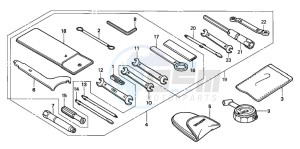 CB600F CB600S drawing TOOLS