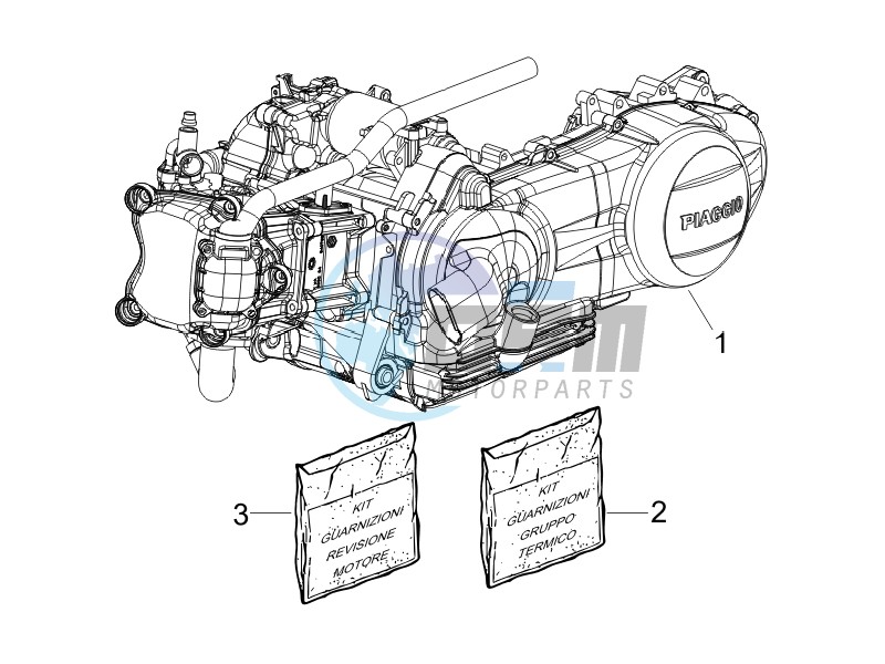 Engine, assembly