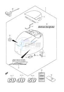 DF 60A drawing Engine Cover