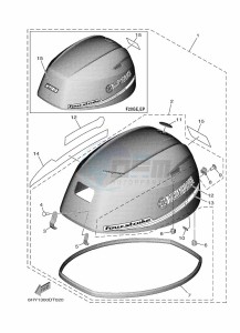 F20GEP drawing FAIRING-UPPER