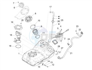 MEDLEY 125 4T IE ABS E4 2020 (EMEA) drawing Fuel tank