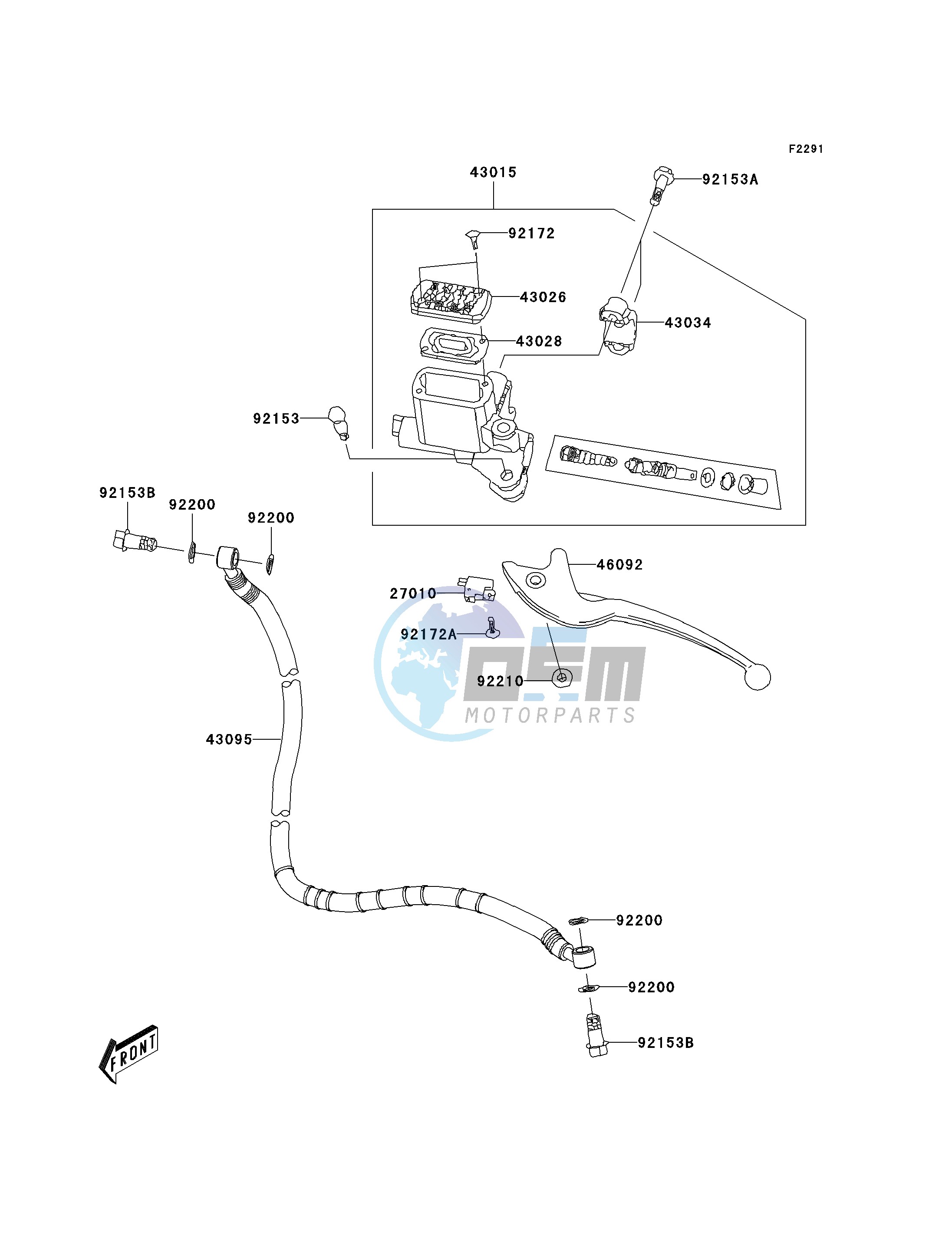 FRONT MASTER CYLINDER