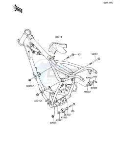 KX 60 B [KX60] (B1-B4) [KX60] drawing FRAME FITTINGS