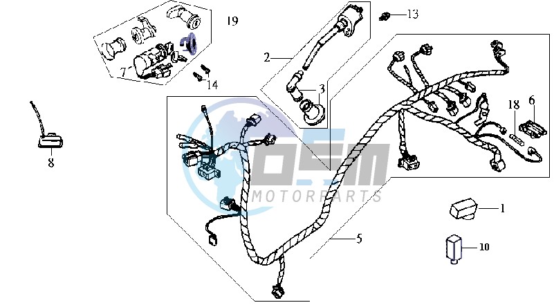 WIRING HARNASS - ELECTRONIC PARTS