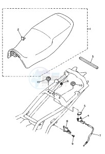 XJ S DIVERSION 600 drawing SEAT