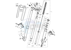 TT R 600 drawing FRONT FORK