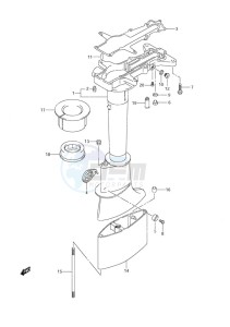 DF 6 drawing Drive Shaft Housing