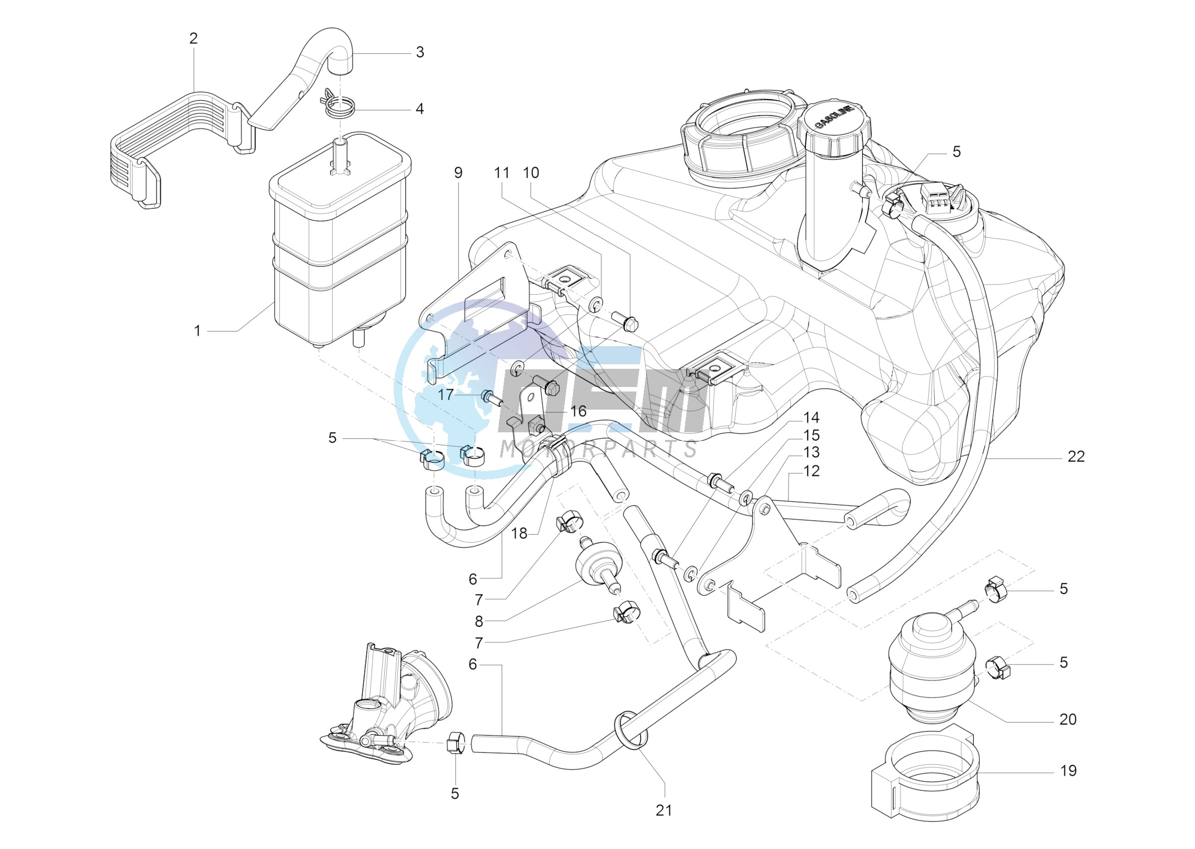 Anti-percolation system