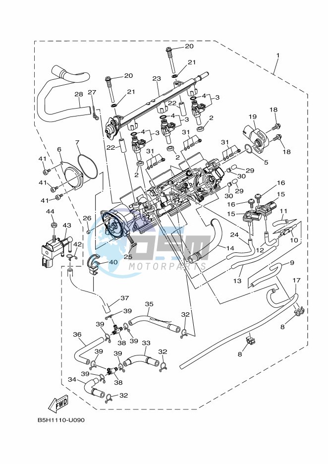 THROTTLE BODY ASSY 1