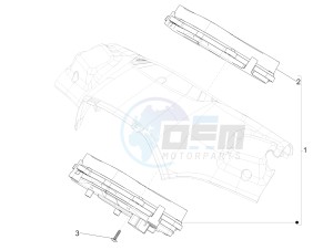 Sprint 125 4T 3V ie drawing Meter combination - Cruscotto