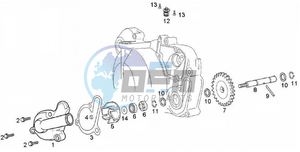 Water pump (Positions)