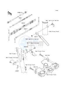 KL 650 E [KLR650] (E8F-E9F) E9F drawing CABLES