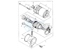 XJ N 600 drawing STARTING MOTOR MY99