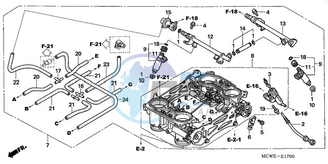 THROTTLE BODY (ASSY.)