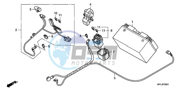 BATTERY (CBR1000RA)