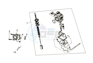 WOLF 125 SBN drawing CARBURATOR