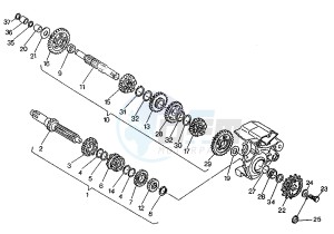 ROADSTER 125 drawing GEAR BOX