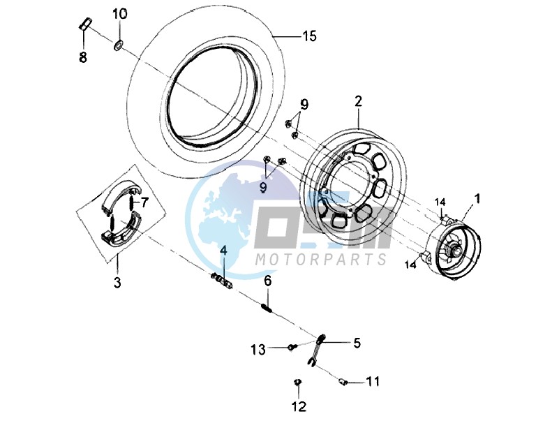 REAR WHEEL / CENTRAL STAND